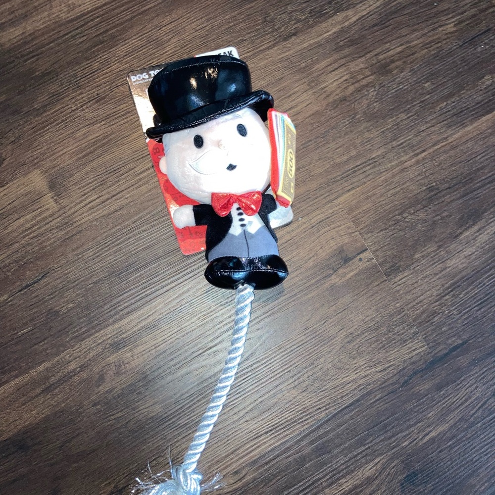 Dog toy monopoly new with tags